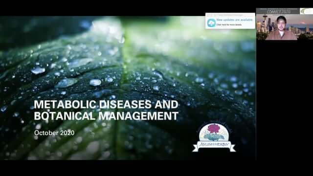CONNECT 2020: An Ayurvedic and Naturopathic Approach to Treating Metabolic Disorders ~ Virender Sodhi, ND, MD (Ayurved)